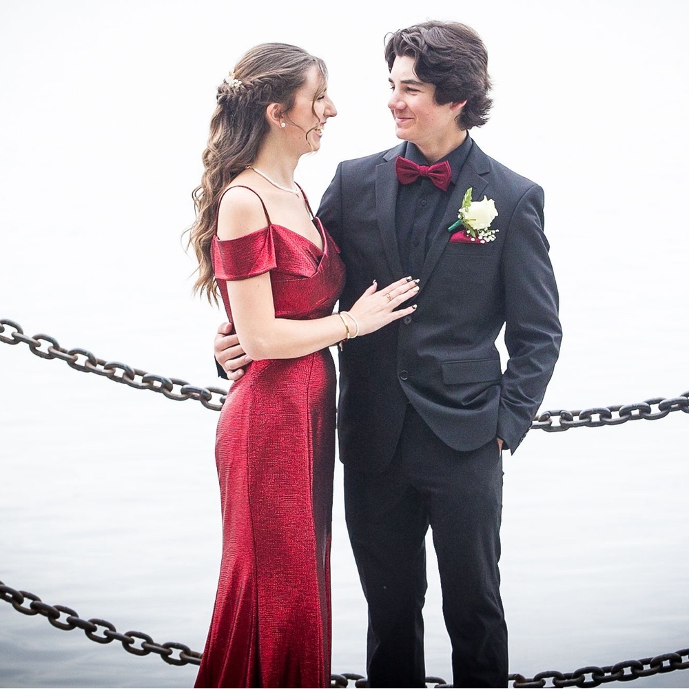 Red prom dress